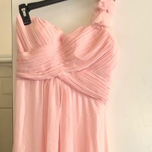 Cute pink long gown